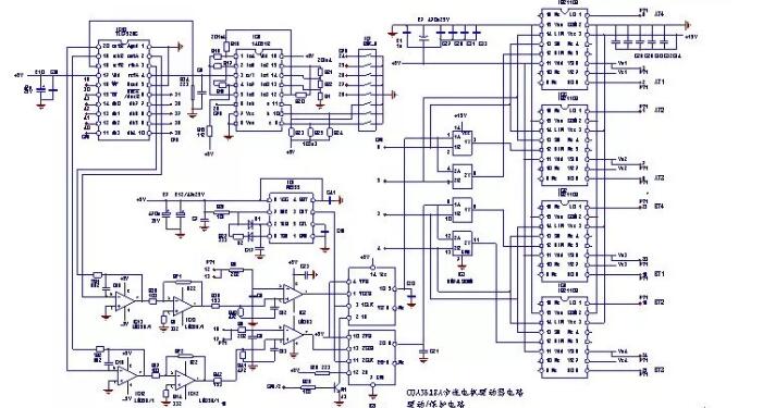 步进电机驱动器电路图！